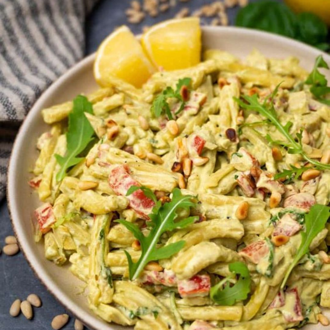 Zitronen-Basilikum-Pasta - Rezept