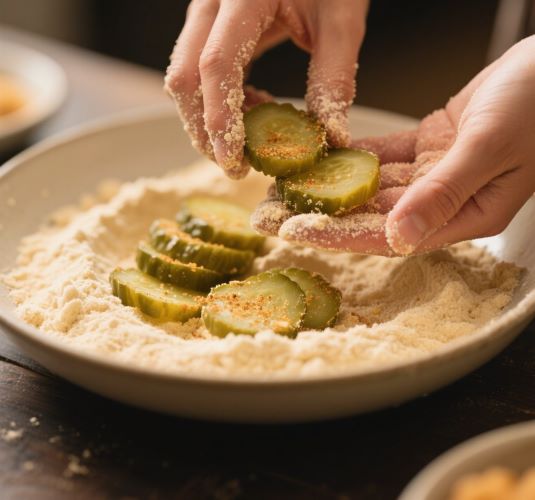 fried pickles recipe