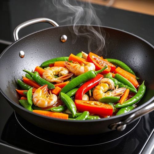 fishcakes and scallops stir fry recipe