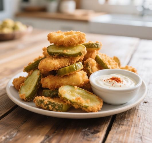 fried pickles recipe
