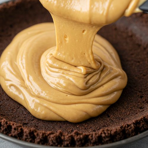 recipe for Reese’s peanut butter cup pie