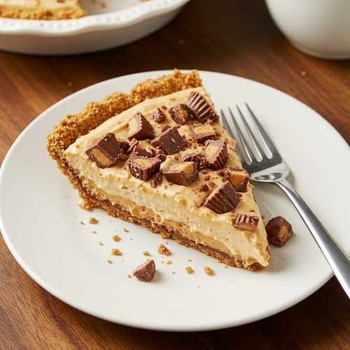 recipe for Reese’s peanut butter cup pie