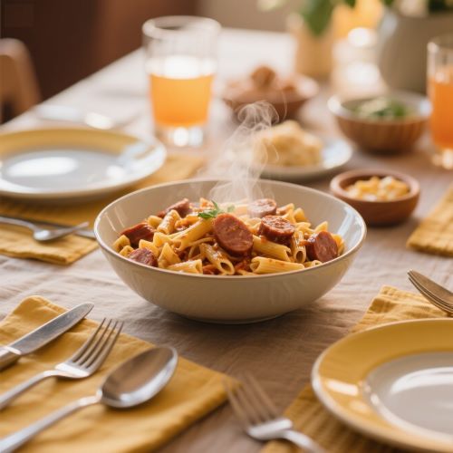 smoked sausage pasta recipe