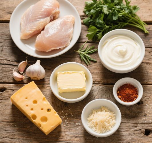 Cheesy Garlic Butter Chicken