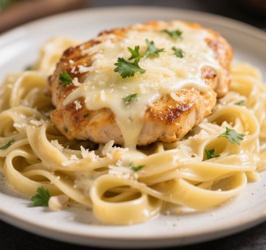 Cheesy Garlic Butter Chicken