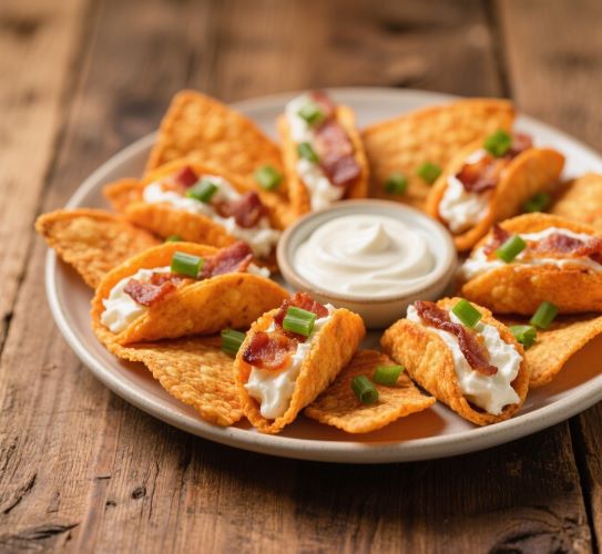 Bacon & Cream Cheese Stuffed Doritos