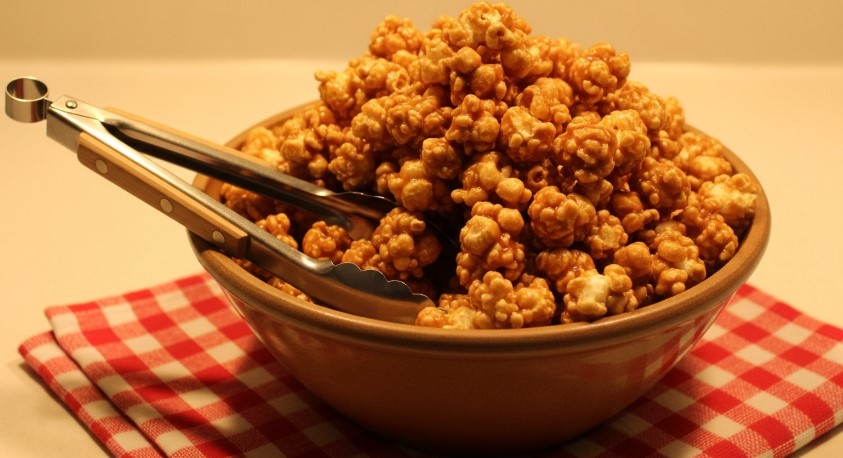 caramel popcorn recipe easy