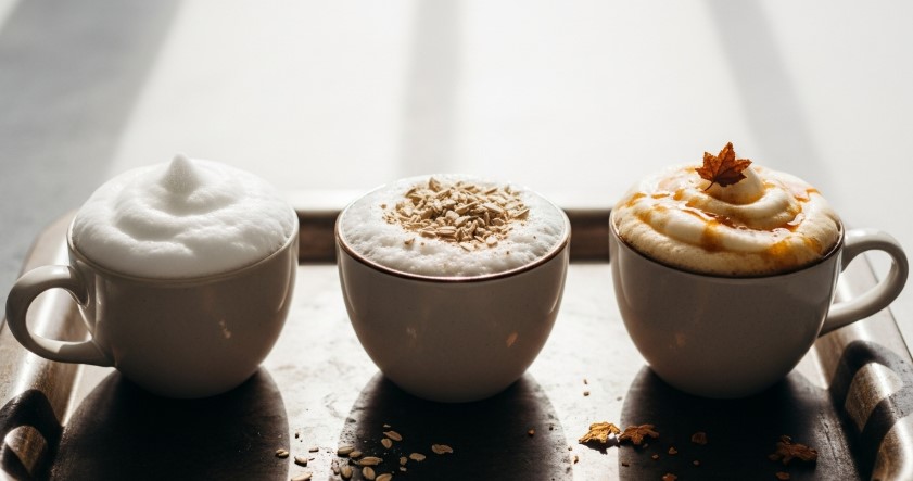 Cold foam made three ways: classic, dairy-free, and maple-sweetened